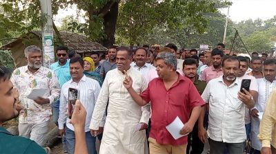 ঝিনাইদহের শৈলকুপায় বিএনপির ৩১ দফার লিফলেট বিতরণ ও গণসংযোগ