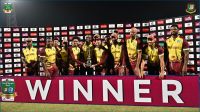 মান বাঁচানোর ম্যাচেও হারল টাইগাররা