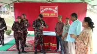 খাগড়াছড়ির রামগড়ে বিজিবির মানবিক সহায়তা