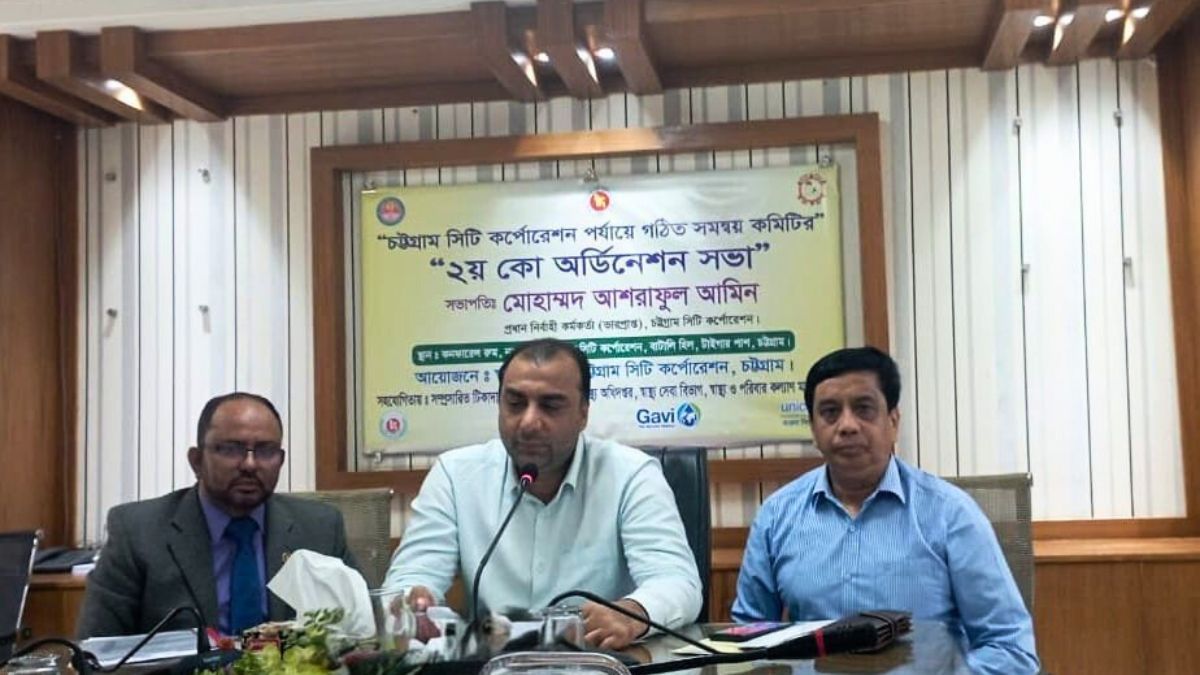 টাইফয়েড টিকাদানে লক্ষ্যমাত্রার ৯৩ শতাংশ অর্জন চসিকের