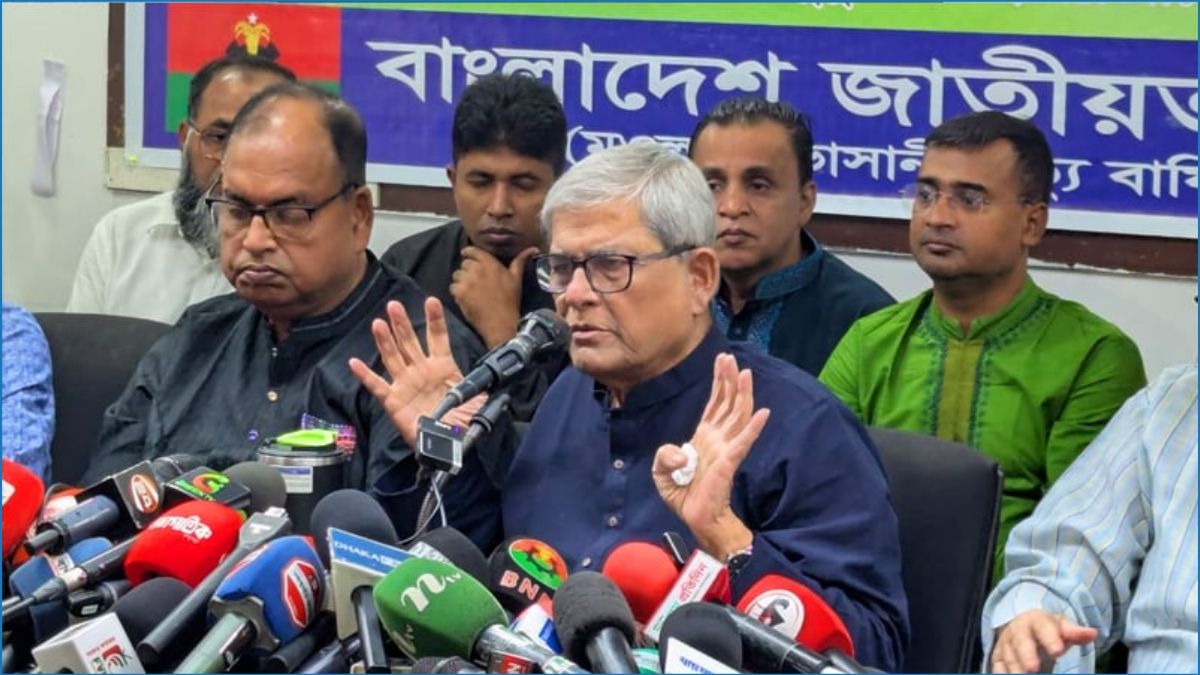 হাসিনার রায় ঘিরে একটি মহল নৈরাজ্যের পাঁয়তারা করছে : মির্জা ফখরুল