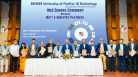 শীর্ষস্থানীয় ১০ শিল্প প্রতিষ্ঠানের সাথে বিইউএফটির সমঝোতা স্বাক্ষর