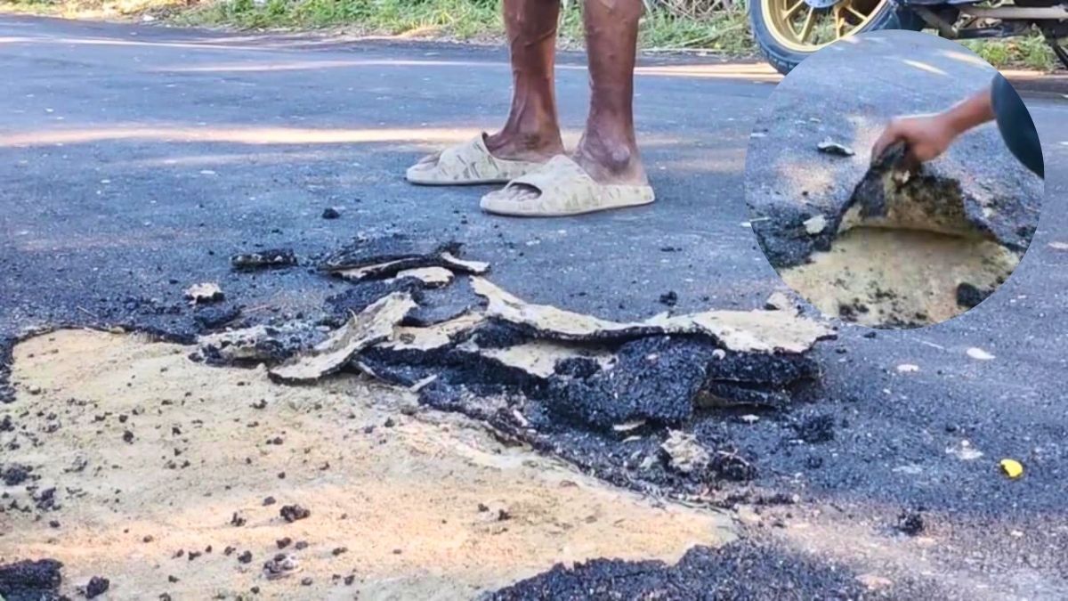 বান্দরবানে ৭ কোটি টাকার সড়ক সংস্কারে অনিয়মের অভিযোগ