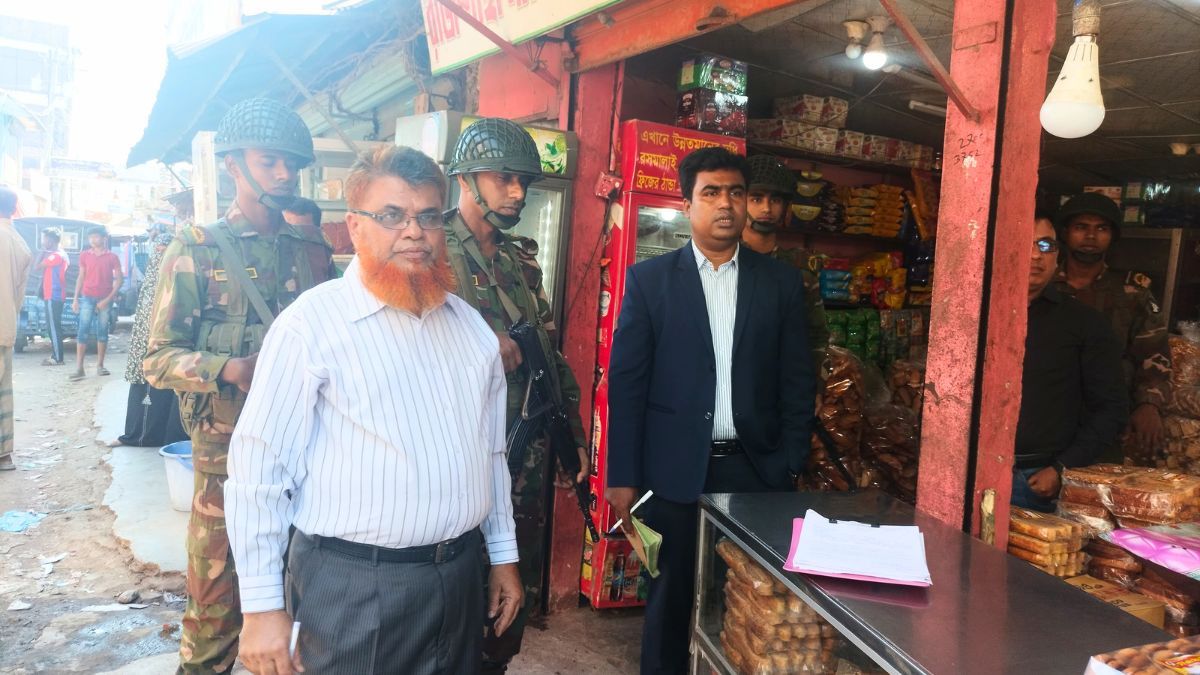 ফরিদগঞ্জে অভিযানে ৯ প্রতিষ্ঠানকে জরিমানা