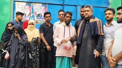 খালেদা জিয়ার সুস্থতা কামনায় বাউফলে বিএনপি নেতার গরু সদকা