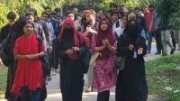 পবিপ্রবিতে শিক্ষার্থীদের বিক্ষোভ মিছিল