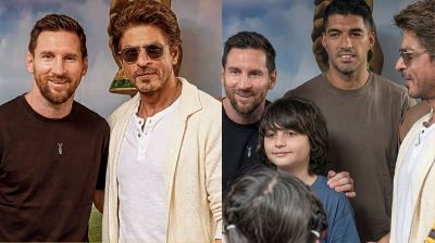 মেসির দেখা পেলেন বলিউডের বাদশা শাহরুখ