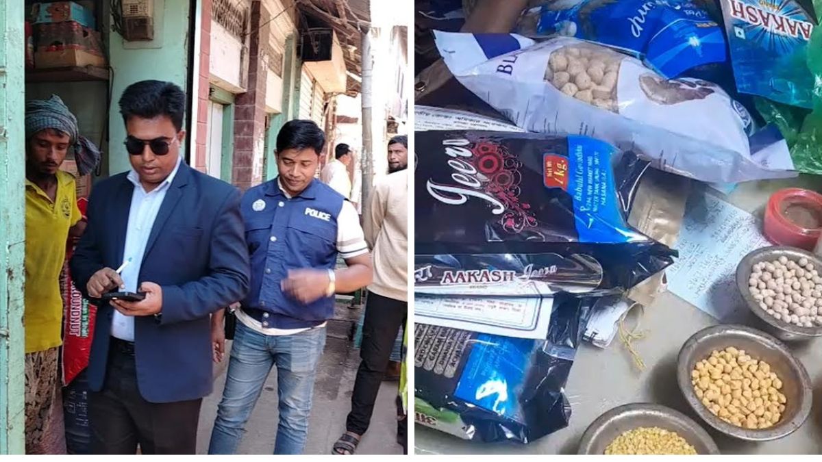 চাঁদপুরে পণ্যের প্যাকেট ব্যবহারে প্রতারণা, ৩ প্রতিষ্ঠানকে জরিমানা