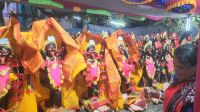 নড়াইলে বনচারিণী পূজায় প্রদর্শিত হচ্ছে অর্ধশতাধিক মূর্তি