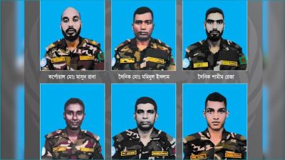 লাল-সবুজের পতাকায় মোড়ানো সেনাবাহিনীর ৬ সদ্যসের কফিন ঢাকায় আসছে আজ