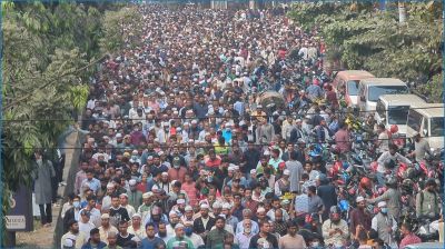 লাখো মানুষের অংশগ্রহণে ওসমান হাদির জানাজা সম্পন্ন