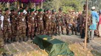 সুদানে শান্তি মিশনে নিহত সেনা সদস্য সবুজের দাফন সম্পন্ন