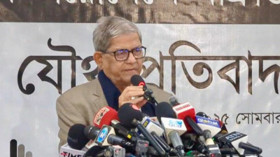 প্রথম আলো-ডেইলি স্টার নয়, গণতন্ত্রের ওপর আঘাত এসেছে : মির্জা ফখরুল