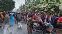 মেহেরপুরে ট্রলির ধাক্কায় স্বামী নিহত, স্ত্রী-সন্তান আহত