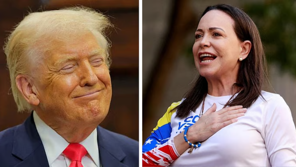 ট্রাম্পের প্রতি কৃতজ্ঞতা প্রকাশ শান্তিতে নোবেলজয়ী মাচাদোর