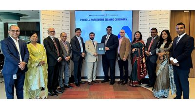 প্রাইম ব্যাংক ও ন্যাশনাল লাইফ ইন্স্যুরেন্স-এর মধ্যে পে-রোল ব্যাংকিং চুক্তি স্বাক্ষর