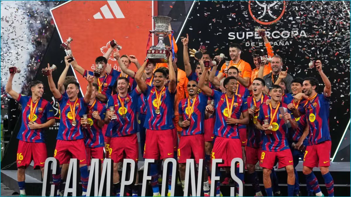 রিয়ালকে উড়িয়ে সুপার কাপের চ্যাম্পিয়ন বার্সেলোনা