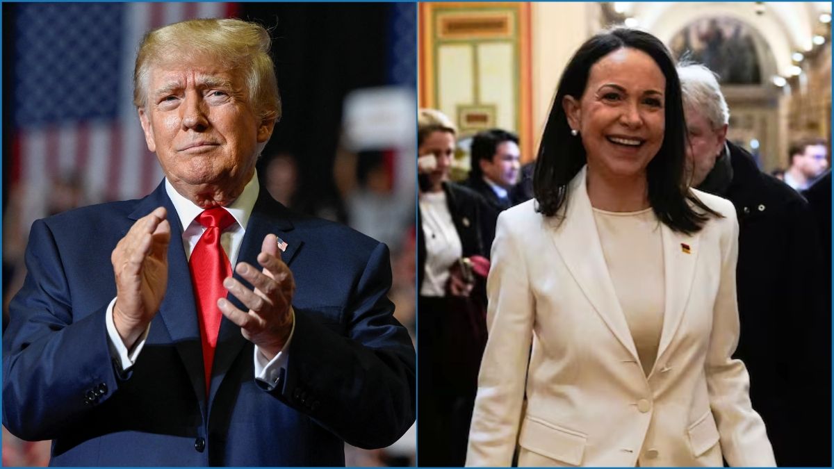 ট্রাম্পকে নোবেল পুরস্কারের মেডেল দিলেন ‘উপহার’ মাচাদো