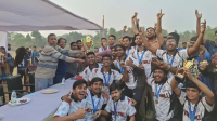 কুবিতে আন্তঃবিভাগ ভলিবলে চ্যাম্পিয়ন লোক প্রশাসন ও বাংলা বিভাগ