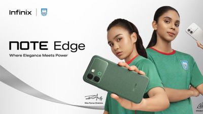 দেশে কার্ভড ডিসপ্লের ৫জি ‘নোট এজ’ স্মার্টফোন আনল ইনফিনিক্স