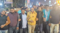 বিএনপি প্রার্থী এরশাদ উল্লাহর নির্বাচনী সভায় ককটেল হামলা