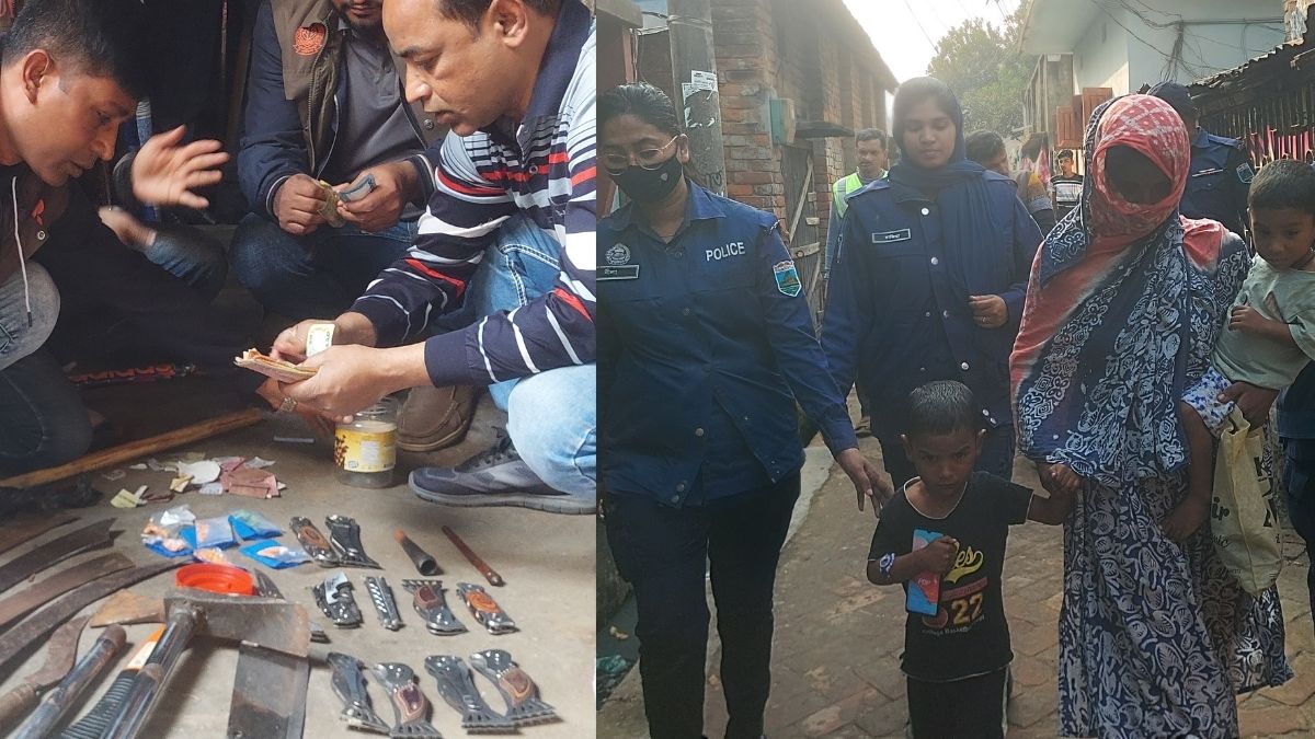 বগুড়ায় দুই পক্ষের সংঘর্ষ : দেশীয় অস্ত্র ও মাদকসহ নারী গ্রেপ্তার