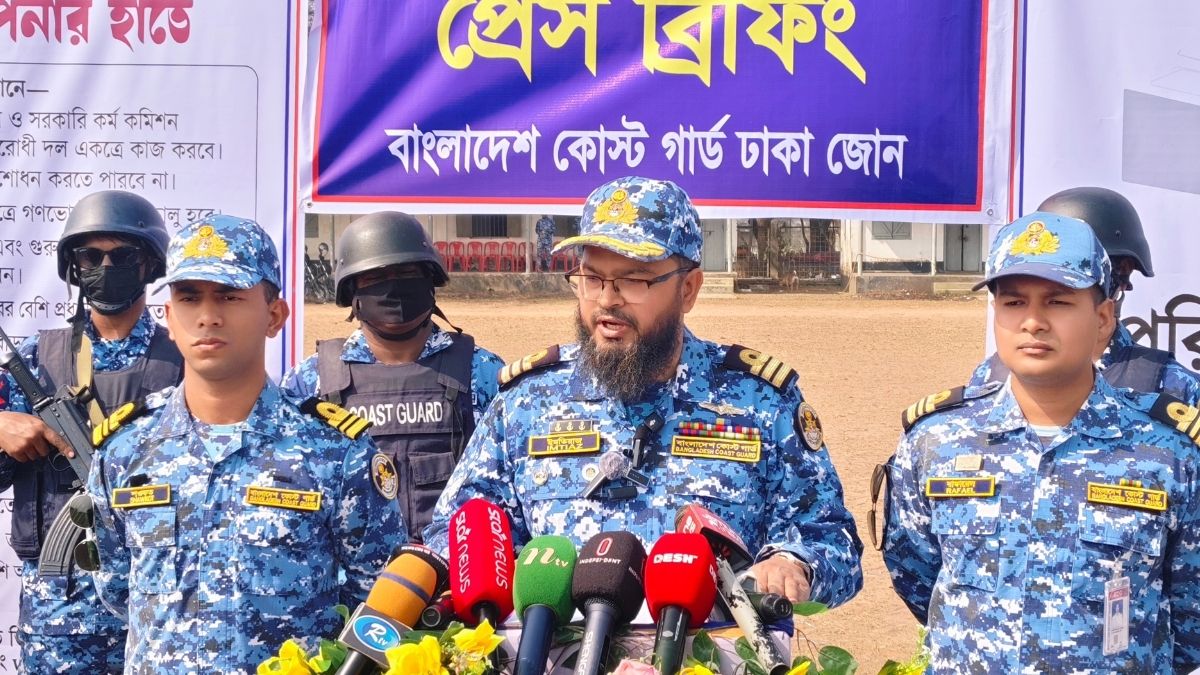 চরাঞ্চলের ৩৯ ভোটকেন্দ্রে স্টাইকিং ফোর্স হিসেবে থাকবে কোস্টগার্ড