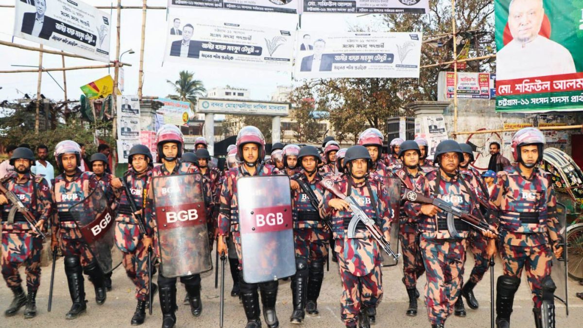 নির্বাচনী নিরাপত্তায় চট্টগ্রামে ৭১ প্লাটুন বিজিবি মোতায়েন
