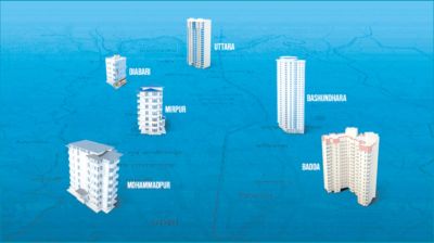 এলাকাভেদে ফ্ল্যাটের দাম