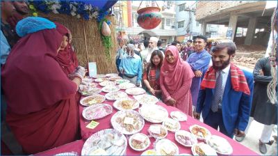 নরসিংদী প্রেসিডেন্সি কলেজে ঐতিহ্যবাহী পিঠা উৎসব