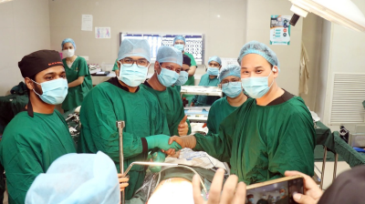 দেশে প্রথমবারের মতো একই রোগীর শরীরে ‘পেকটাস ও ইটিএস’ সমন্বিত অস্ত্রোপচার