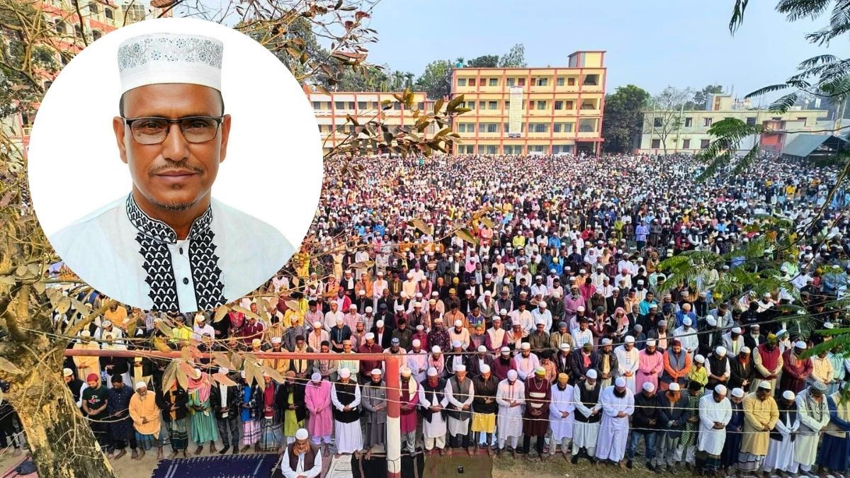 শেরপুর-৩ : জামায়াতের প্রার্থী নুরুজ্জামান বাদলের দাফন সম্পন্ন