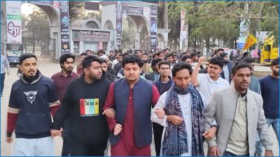 জাবেরের ওপর হামলার প্রতিবাদে ইবিতে বিক্ষোভ