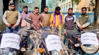 লালমনিরহাটে মোটরসাইকেল চোর চক্রের ৪ সদস্য গ্রেপ্তার, উদ্ধার ৩টি