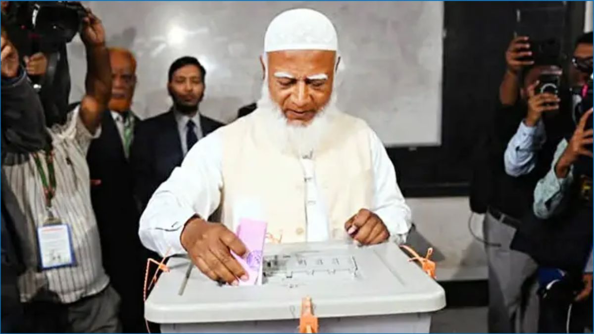 ভোট দিলেন জামায়াত আমির