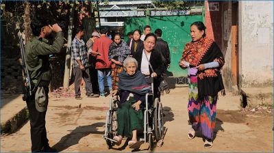 সারা দেশের মতো বান্দরবানেও শান্তিপূর্ণ ভোট চলছে