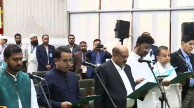 সংসদ সদস্য হিসেবে শপথ নিলেন আলহাজ্ব এম এ হান্নান