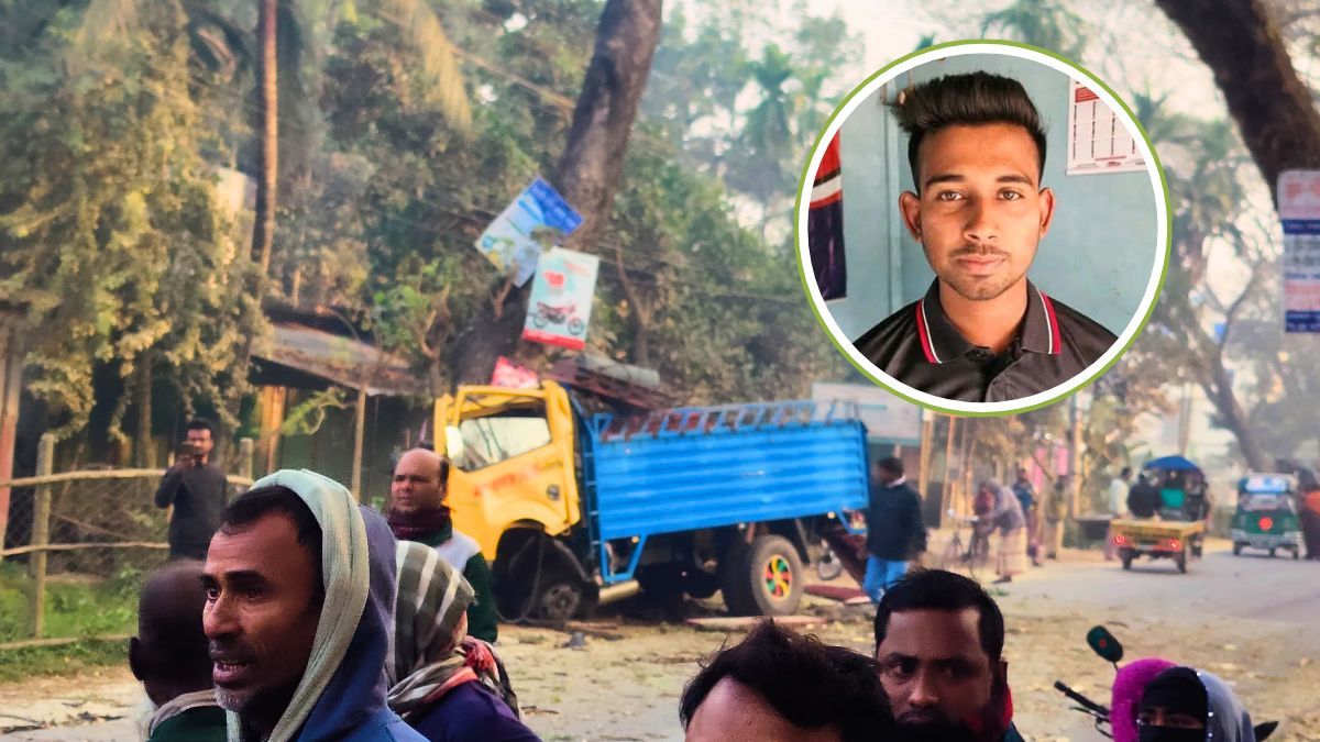 পাবনায় মিনিট্রাকের চাকা বিস্ফোরিত হয়ে চালক নিহত