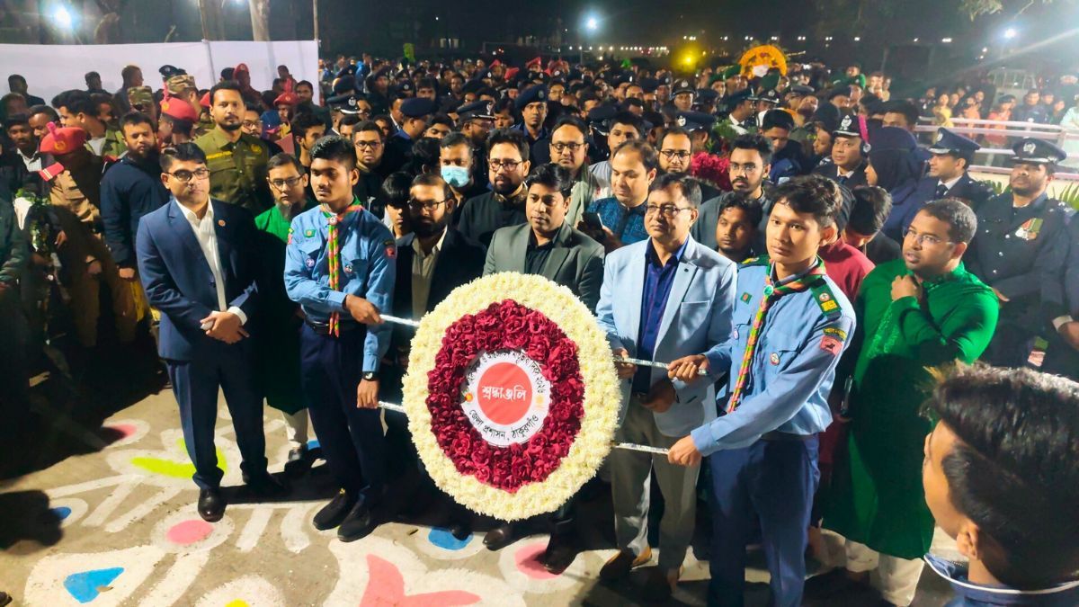 সারাদেশে গভীর শ্রদ্ধায় ভাষা শহীদদের স্মরণ