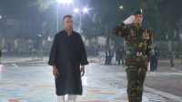 একুশের প্রথম প্রহরে ভাষা শহীদদের প্রতি প্রধানমন্ত্রীর শ্রদ্ধা