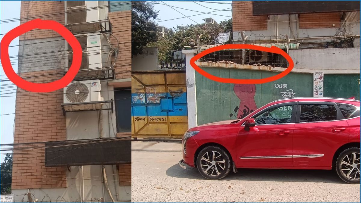 নিকুঞ্জে ডেসকো ভবনের টাইলস খসে পড়ে দুর্ঘটনার আতঙ্ক