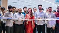 মৌসুমি মার্টের নতুন আউটলেট উদ্বোধন করলেন নুসরাত ফারিয়া
