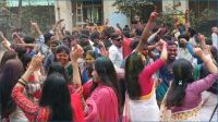দোলপূর্ণিমার রঙে রঙিন জবি ক্যাম্পাস