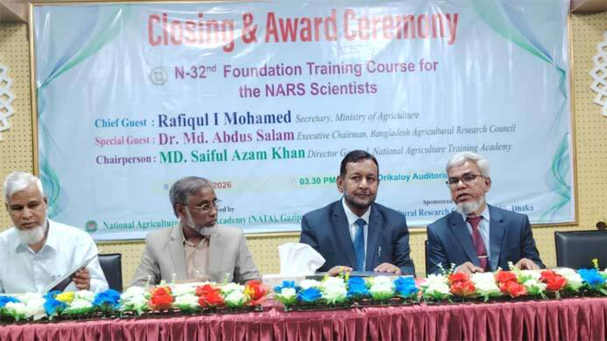 সময়ের চাহিদাকে প্রাধান্য দিয়ে কৃষি গবেষণাকে এগিয়ে নিতে হবে : কৃষি সচিব