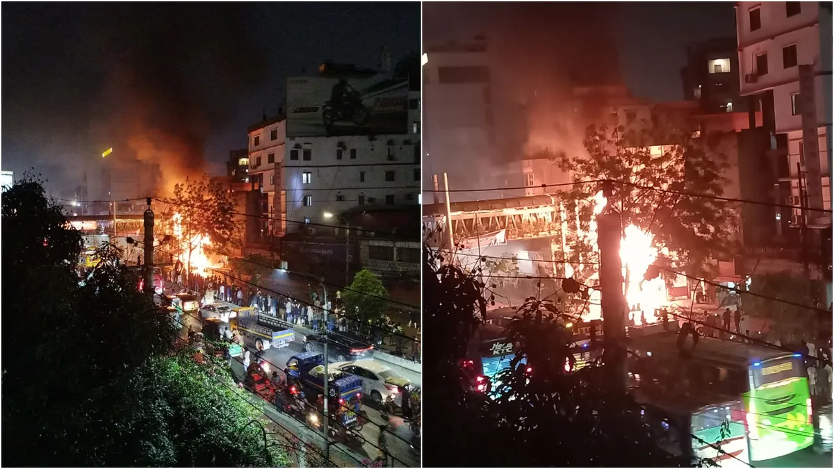 রাজধানীর নদ্দায় আগুন নিয়ন্ত্রণে