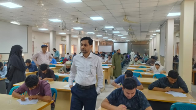 সুষ্ঠু ও সুশৃঙ্খল পরিবেশে রুয়েটে নেসকোর  নিয়োগ পরীক্ষা অনুষ্ঠিত