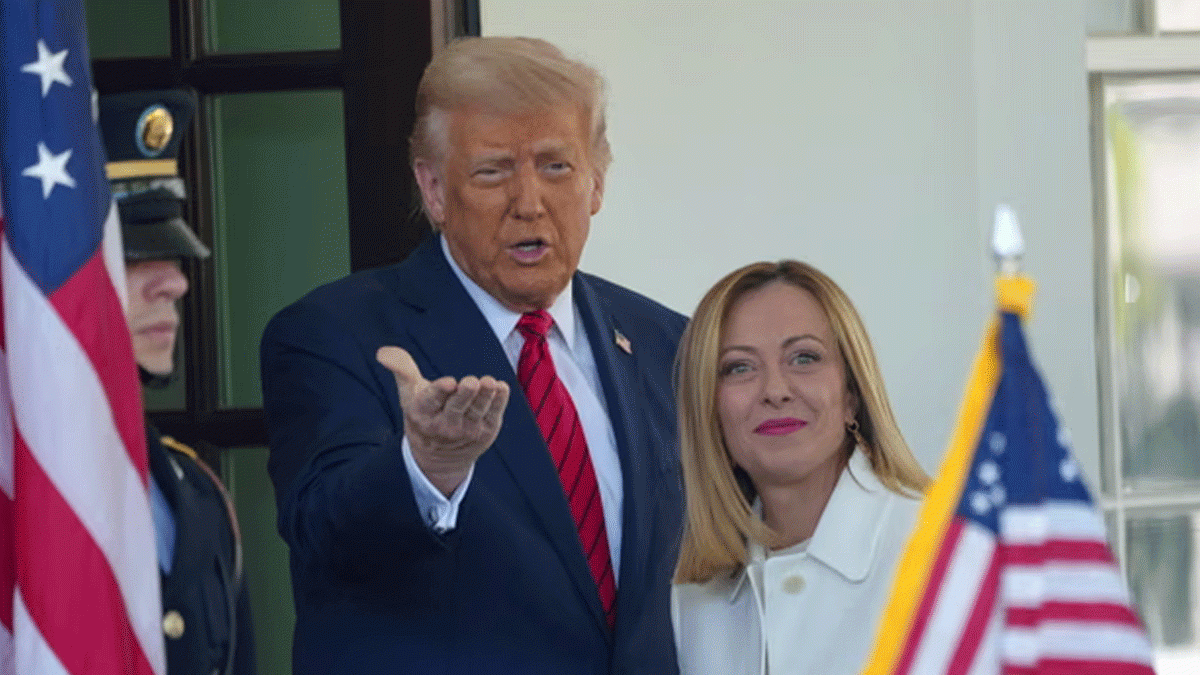 জর্জিয়া মেলোনিকে ভর্ৎসনা করলেন ডোনাল্ড ট্রাম্প