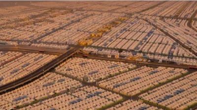 হজযাত্রীদের জন্য মিনায় তাঁবু তৈরির কাজ শুরু