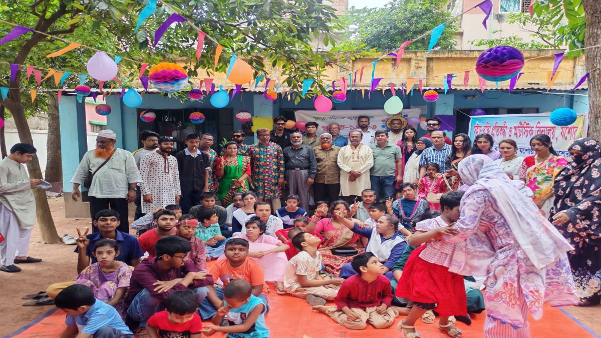 যশোরে বিশেষ চাহিদাসম্পন্ন  শিশুদের নববর্ষ উদযাপন