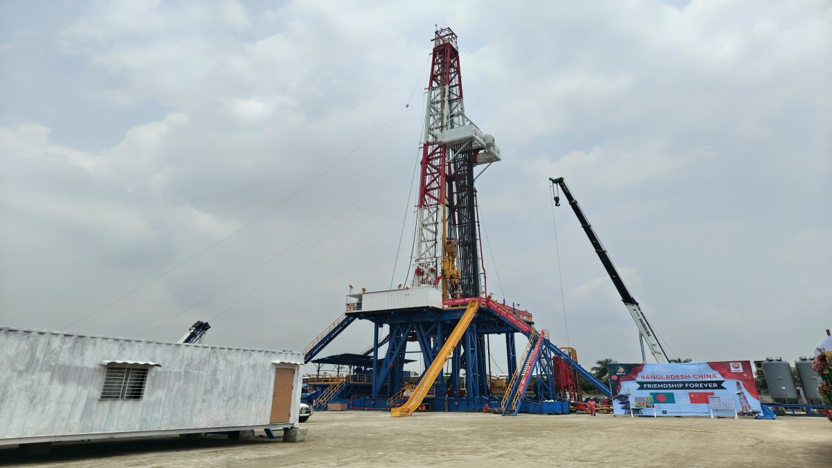 ব্রাহ্মণবাড়িয়ায় দেশের প্রথম   গভীর অনুসন্ধান কূপ খনন